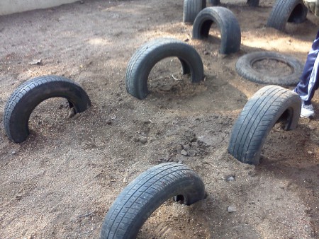 Juegos con neumáticos